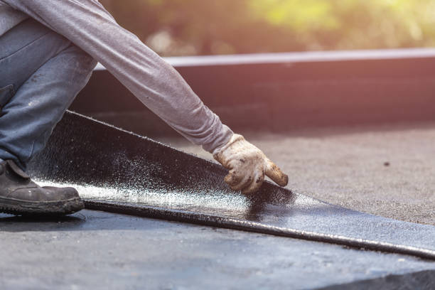 Professional Basement Waterproofing technician working in Landisville, PA